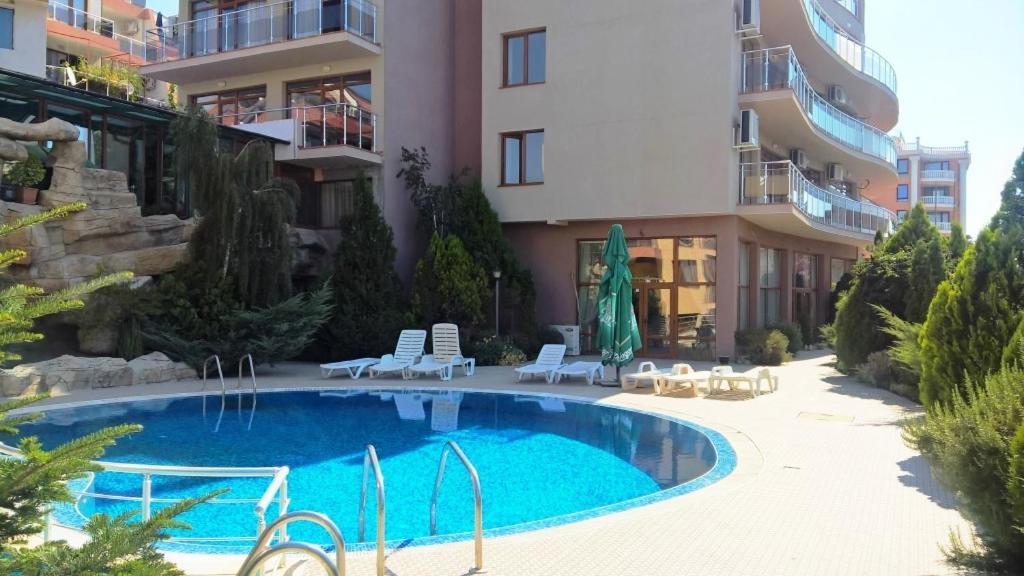 Villa Reni Sveti Vlas, Sea View Studio Bagian luar foto